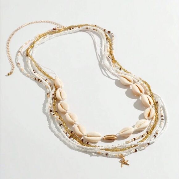 Boho seashell belly chain M556 - Picture 1 of 4